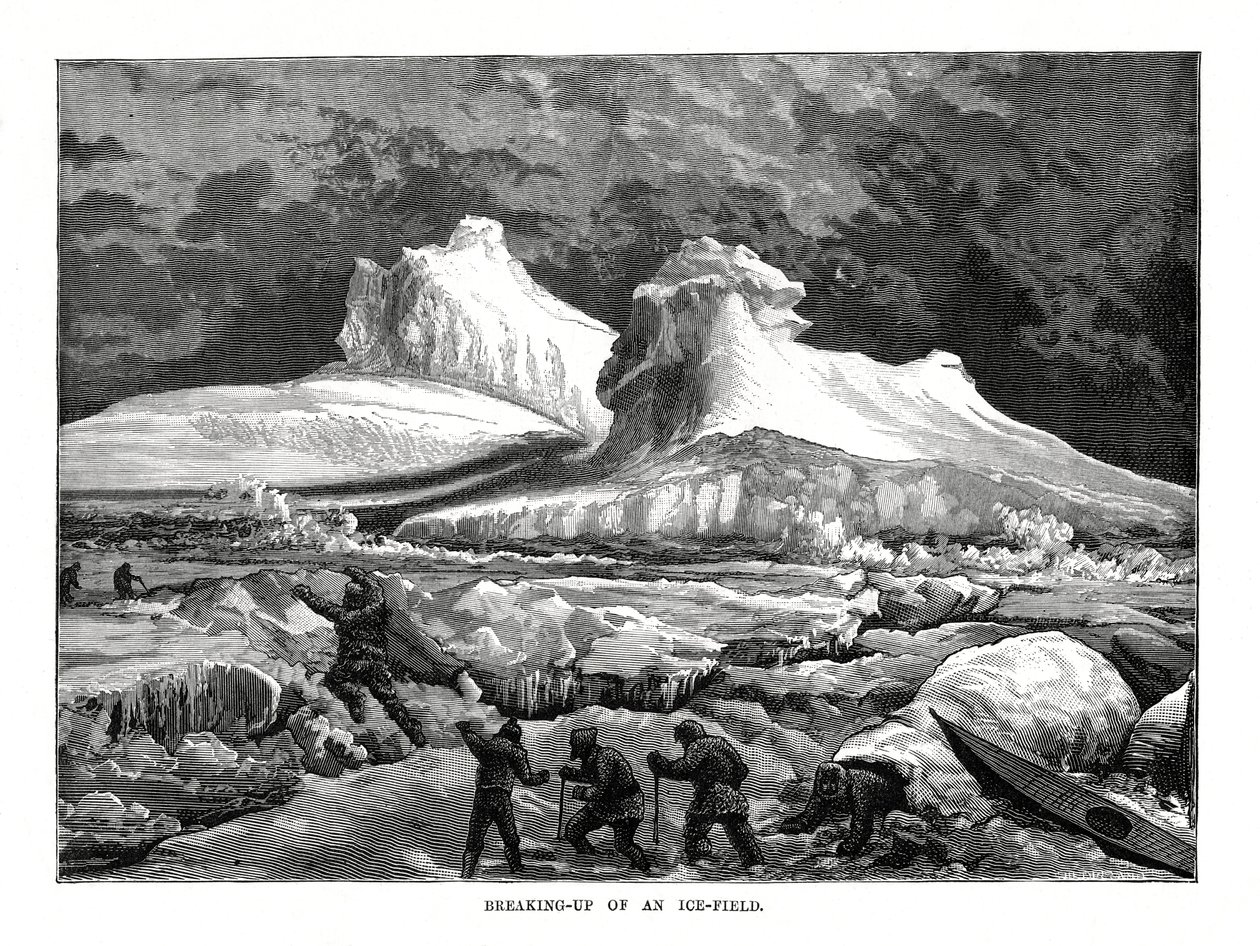 Bir Buz Tarlasının Parçalanması, 1877 by Unbekannt
