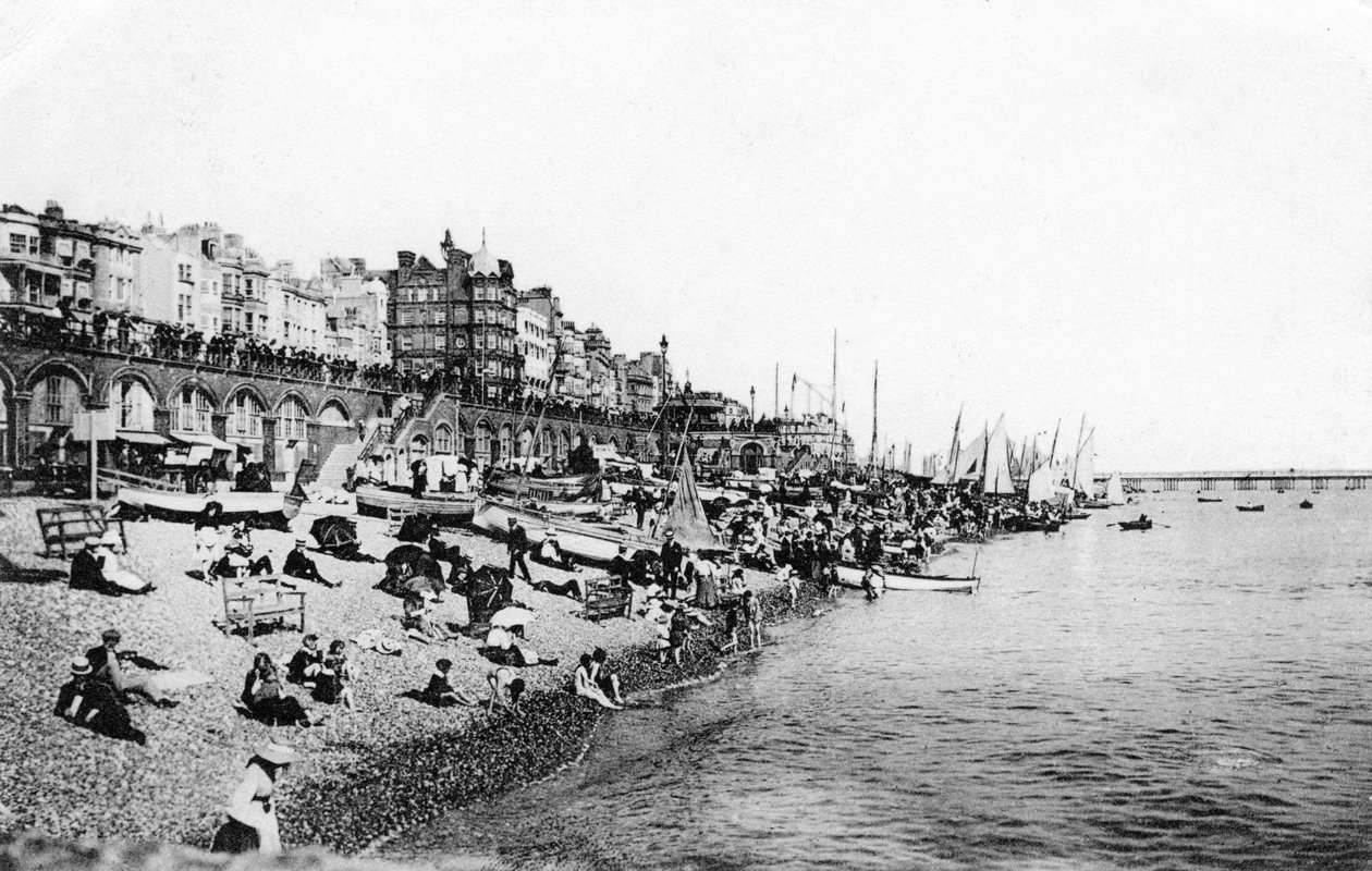Brighton sahili, Doğu Sussex, 1900