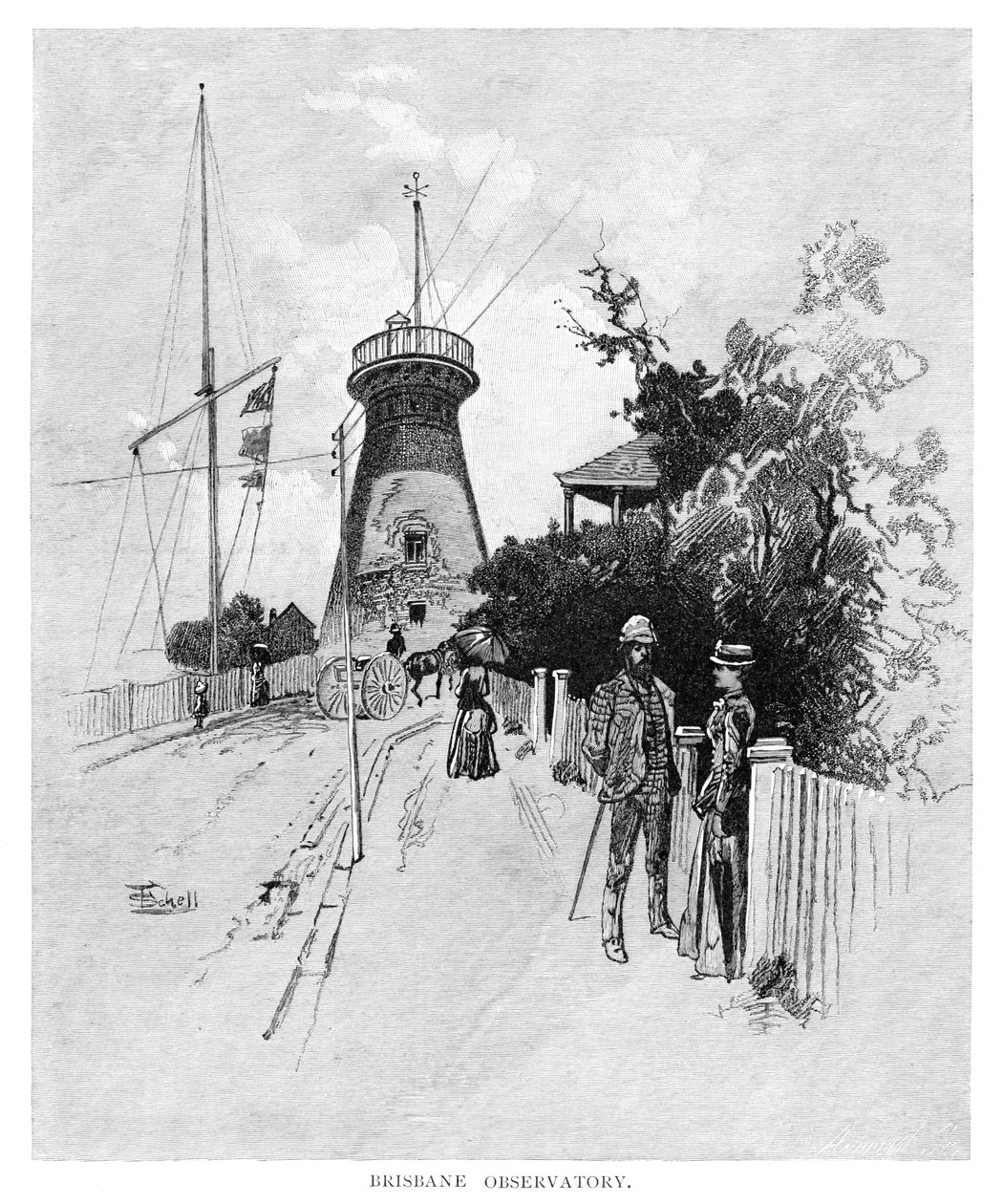 Brisbane Gözlemevi, 1886 by Unbekannt