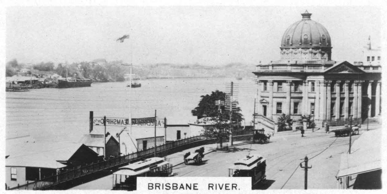 Brisbane Nehri, Queensland, Avustralya, 1928 by Unbekannt