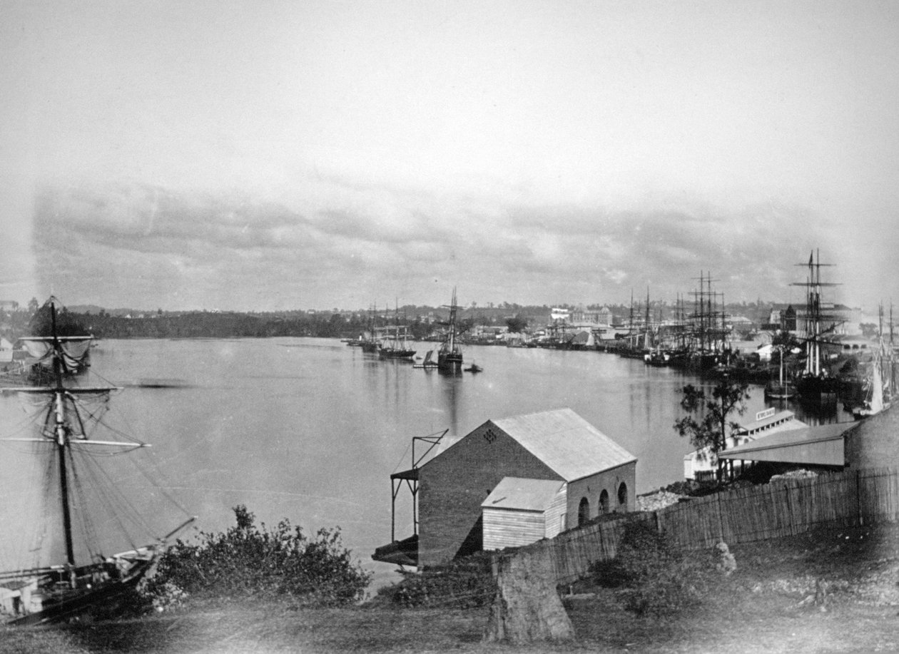 Brisbane Nehri, güneydoğu Queensland, Avustralya, 1870-1880 by Unbekannt