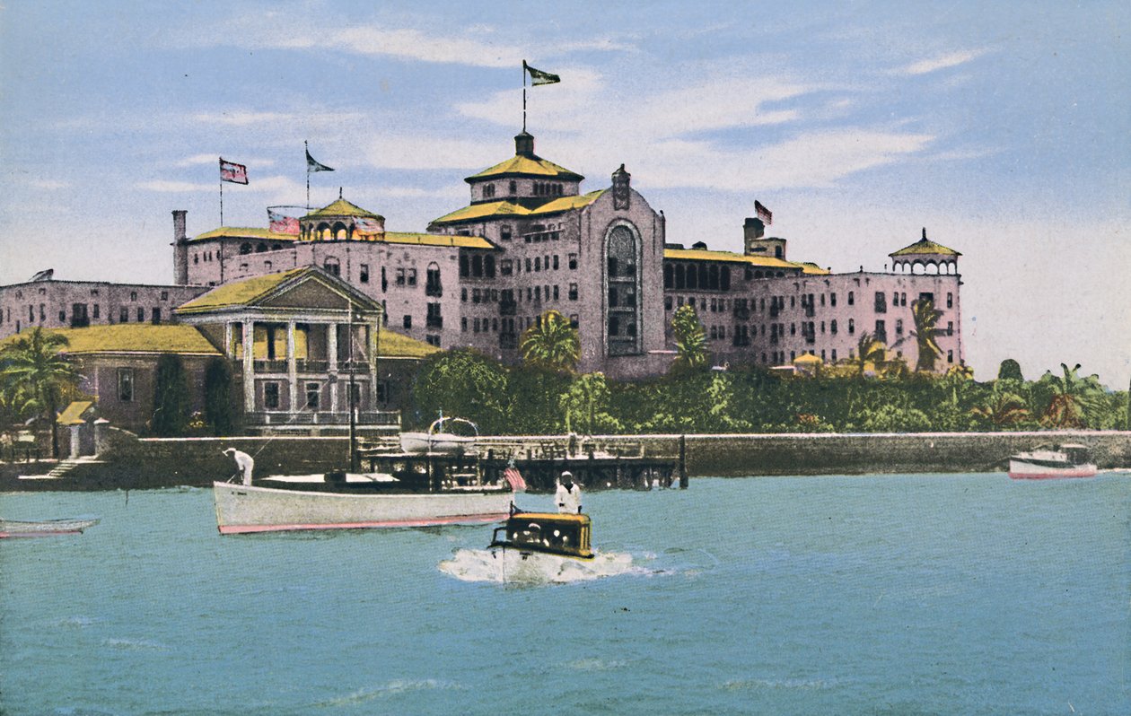 İngiliz Sömürge Oteli, Nassau, Bahamalar, c1910s. by Unbekannt