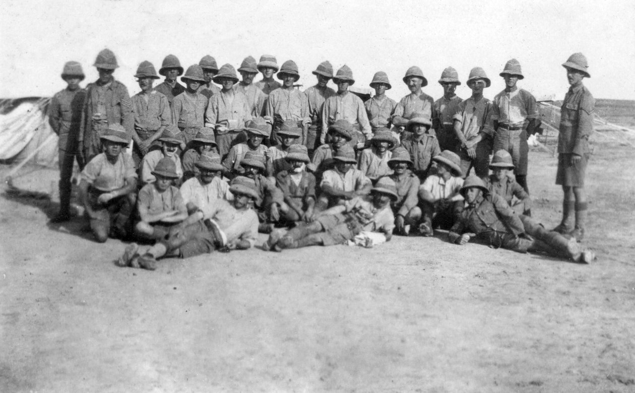 İngiliz ordusu C grubu müfrezesi, Mezopotamya, Birinci Dünya Savaşı, 1918 by Unbekannt