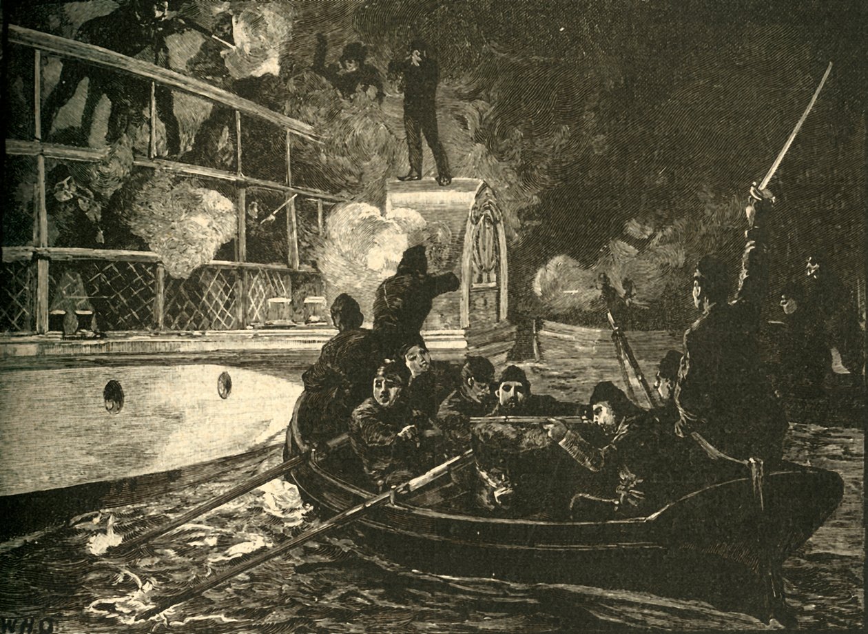 İngiliz kuvvetleri, Kanadalı asi gemisi Caroline
