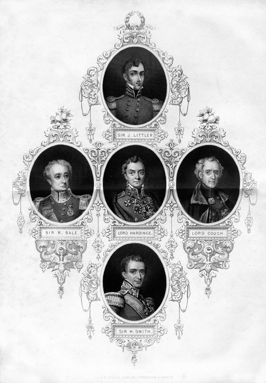 İngiliz askeri figürleri ve mareşaller, 1837 by Unbekannt