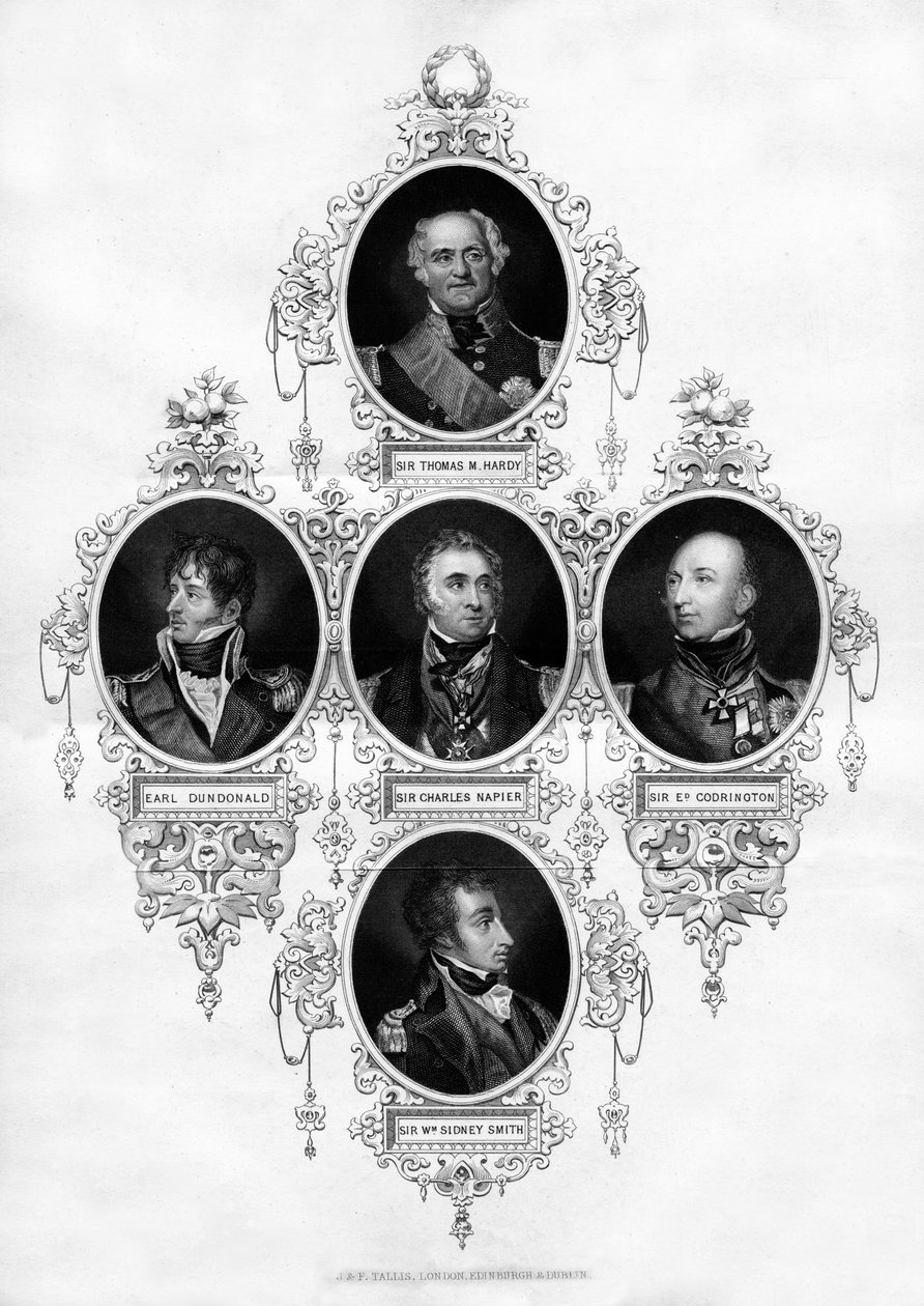 İngiliz deniz subayları, 1837 by Unbekannt