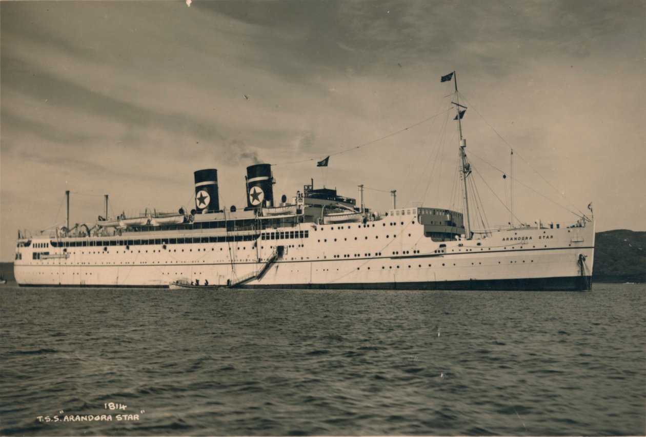 İngiliz yolcu gemisi SS Arandora Blue Star Line, 1936 by Unbekannt