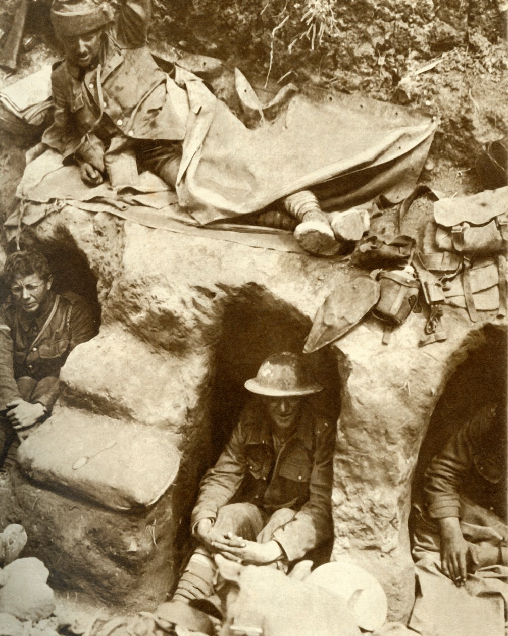 İngiliz askerleri Thiepval Wood