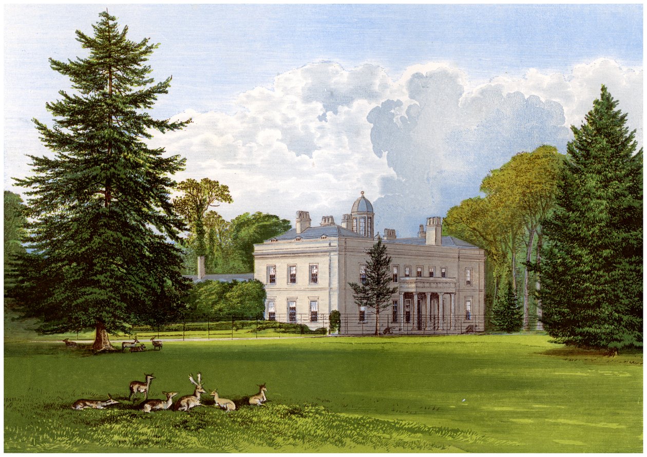 Brockley Hall, Somerset, Smyth-Pigott ailesinin evi, c1880 by Unbekannt