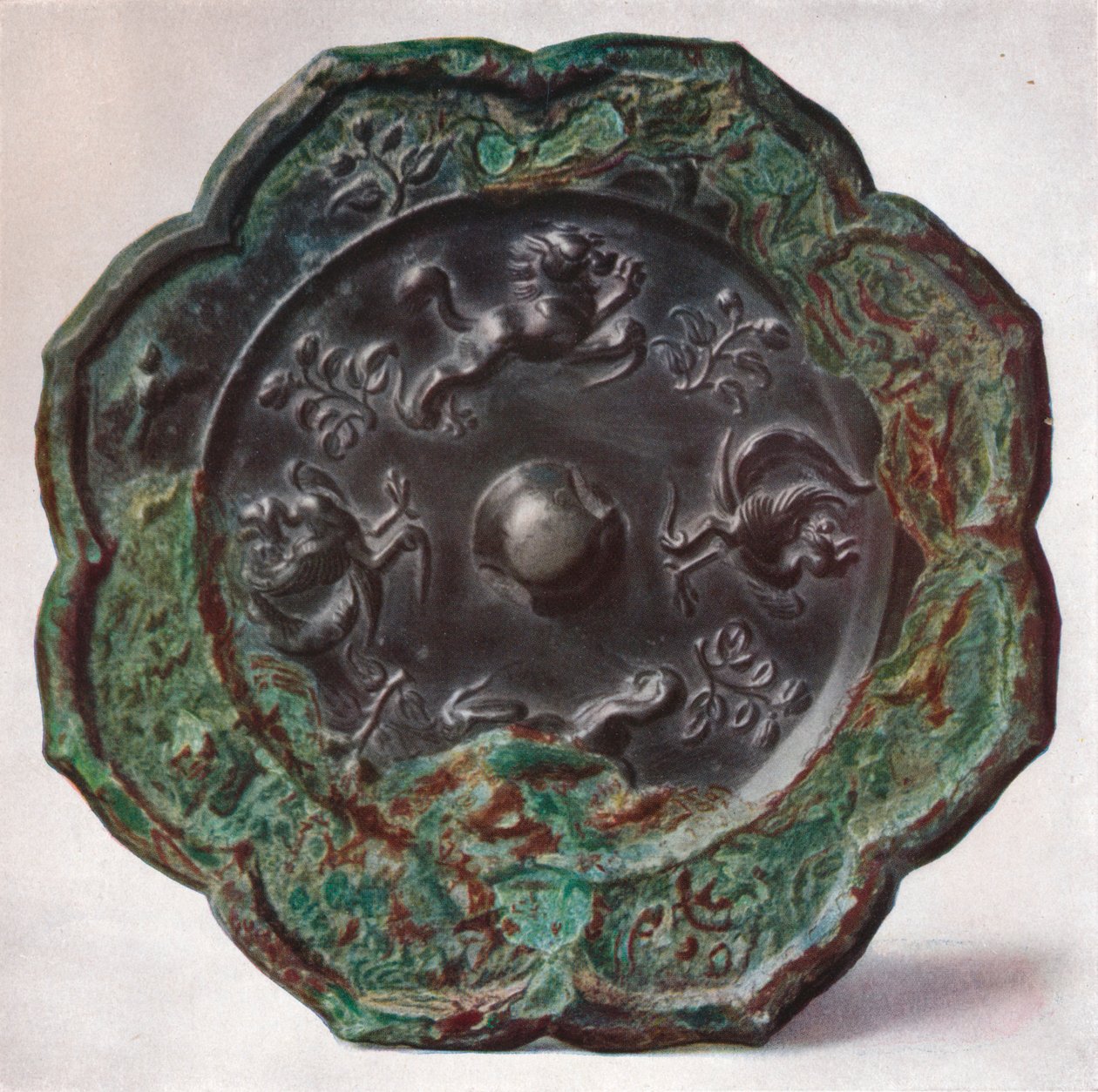 Bronz Ayna: Tang Hanedanı, 618-907 by Unbekannt