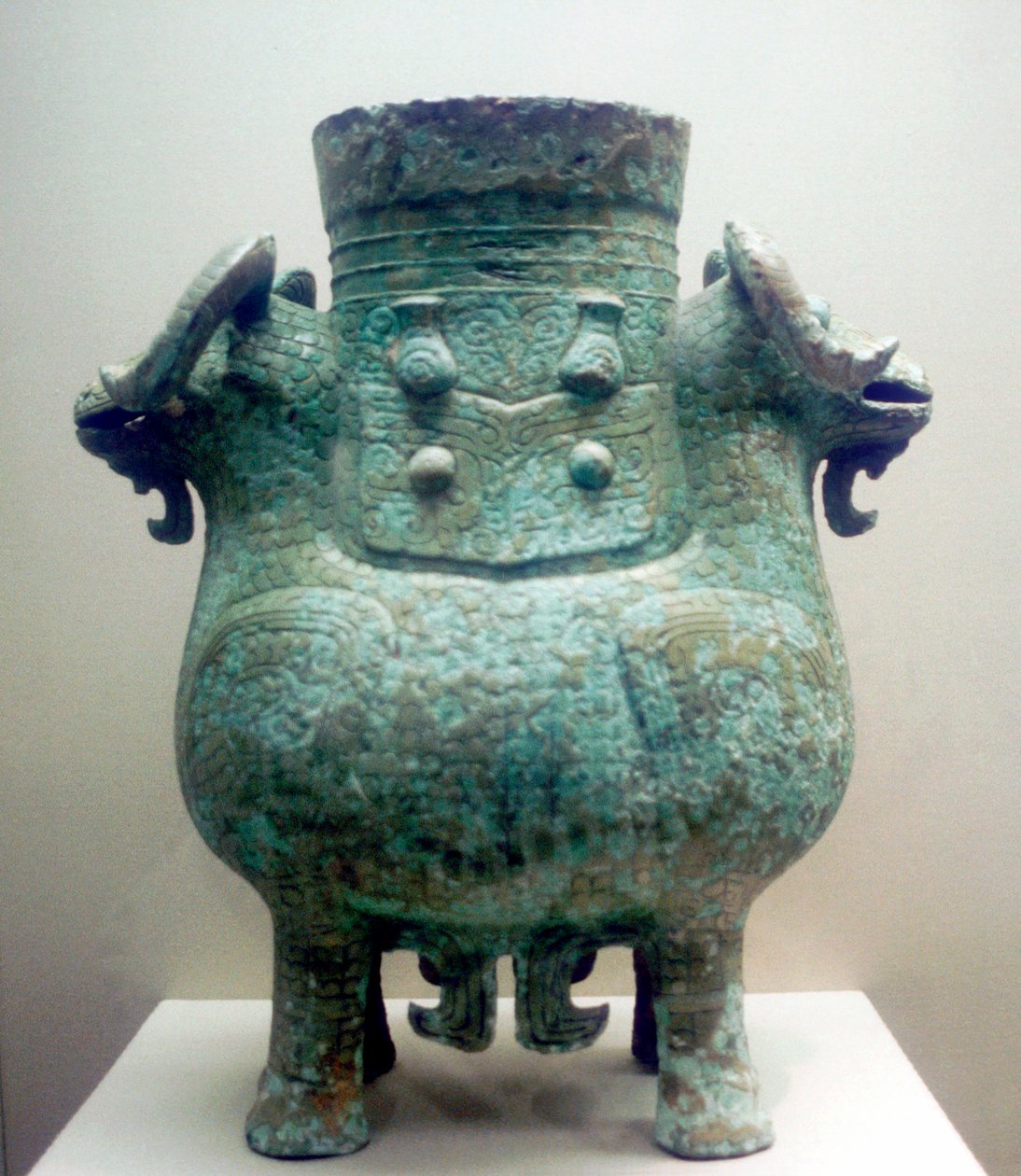 Bronz ayin gemisi, Shang hanedanı, Çin, MÖ 12. yüzyıl by Unbekannt