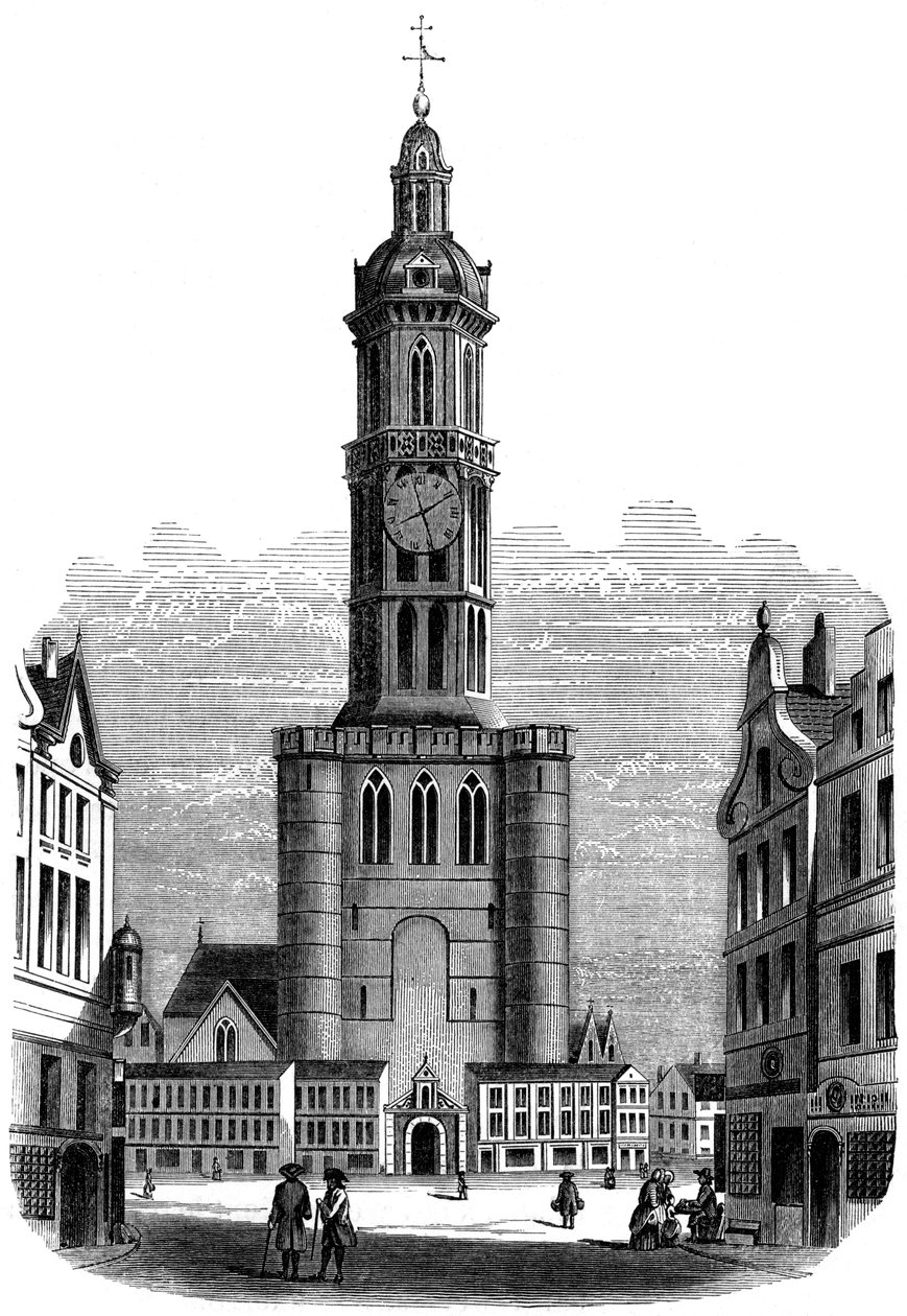 Brüksel belediye binası, 17. yüzyıl 1849 by Unbekannt