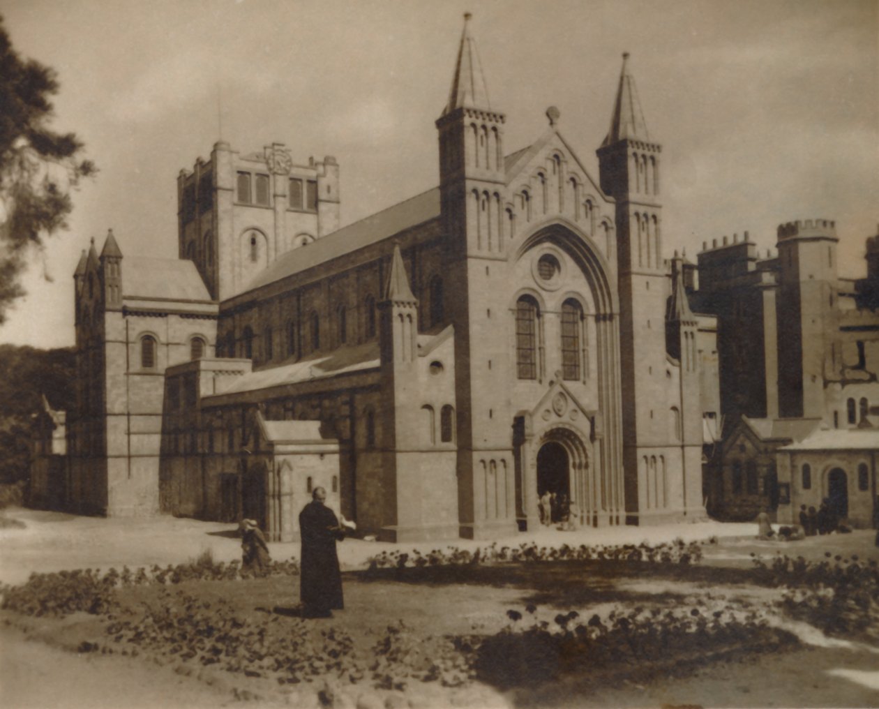 Buckfast Abbey Kilisesi, N.W, 19. yüzyılın sonları - 20. yüzyılın başlarında by Unbekannt