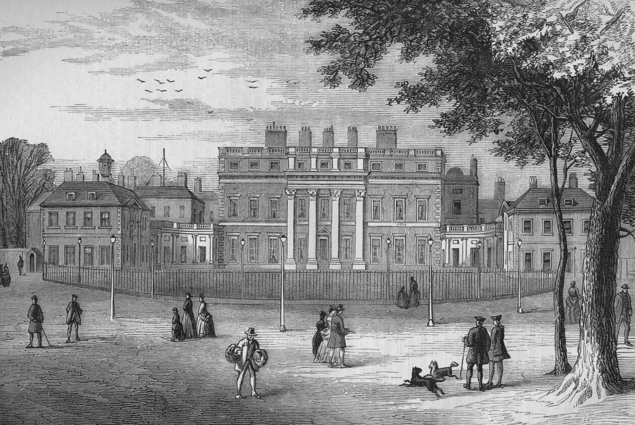 Buckingham House, Westminster, Londra, 1775, c1875 1878 by Unbekannt