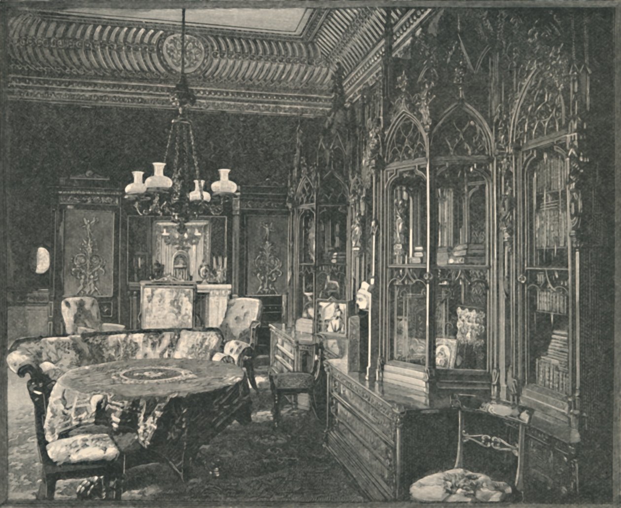 Buckingham Sarayı: Prens Eşleri Müzik Odası, 1886 by Unbekannt