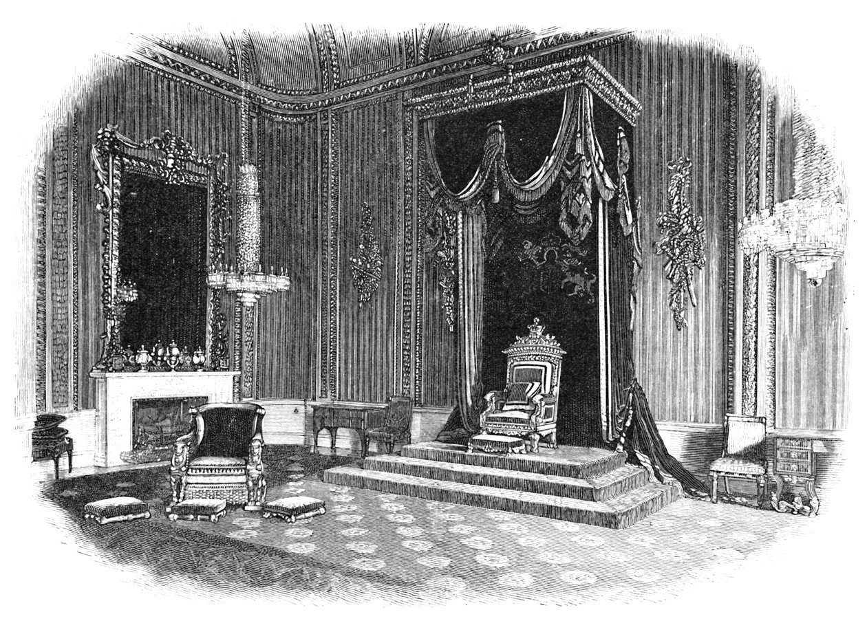 Buckingham Sarayı: Taht Odası, 1886 by Unbekannt
