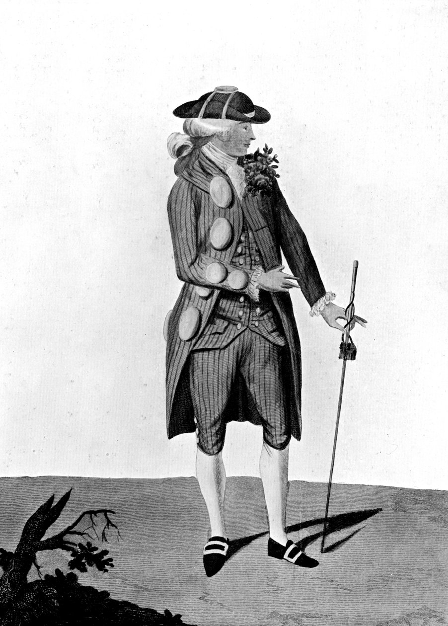 Tokalar ve Düğmeler: Ben olayım, dem-me, 1777 by Unbekannt