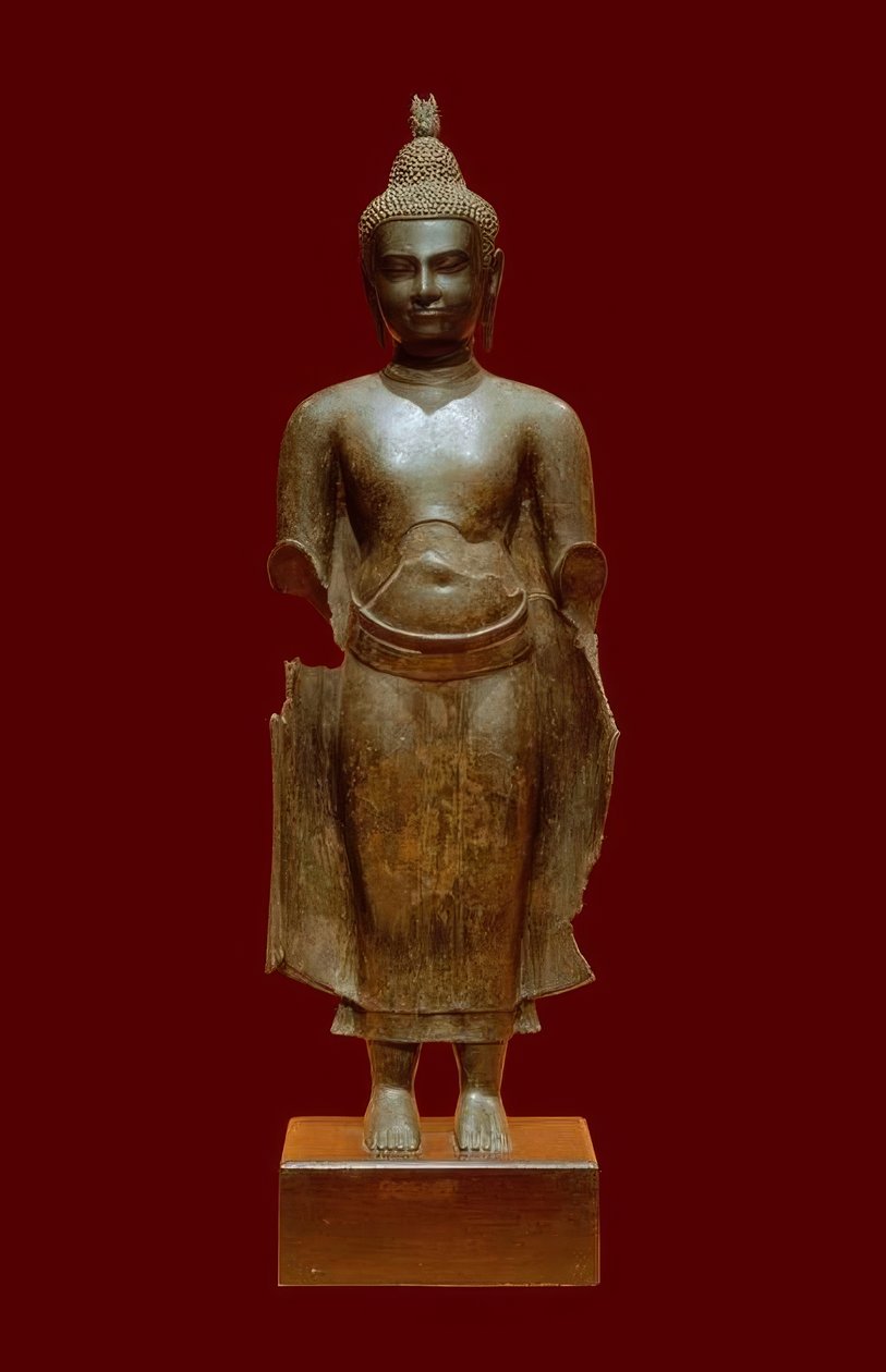 Buddha Khmer sanatı, Kamboçya, 14. yıl. by Unbekannt