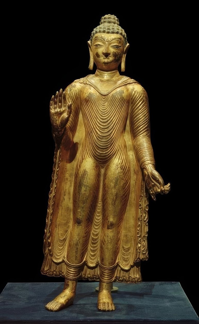 Buddha Sakyamuni / heykel, 7. / 8. yüzyıllar Yüzyıl by Unbekannt