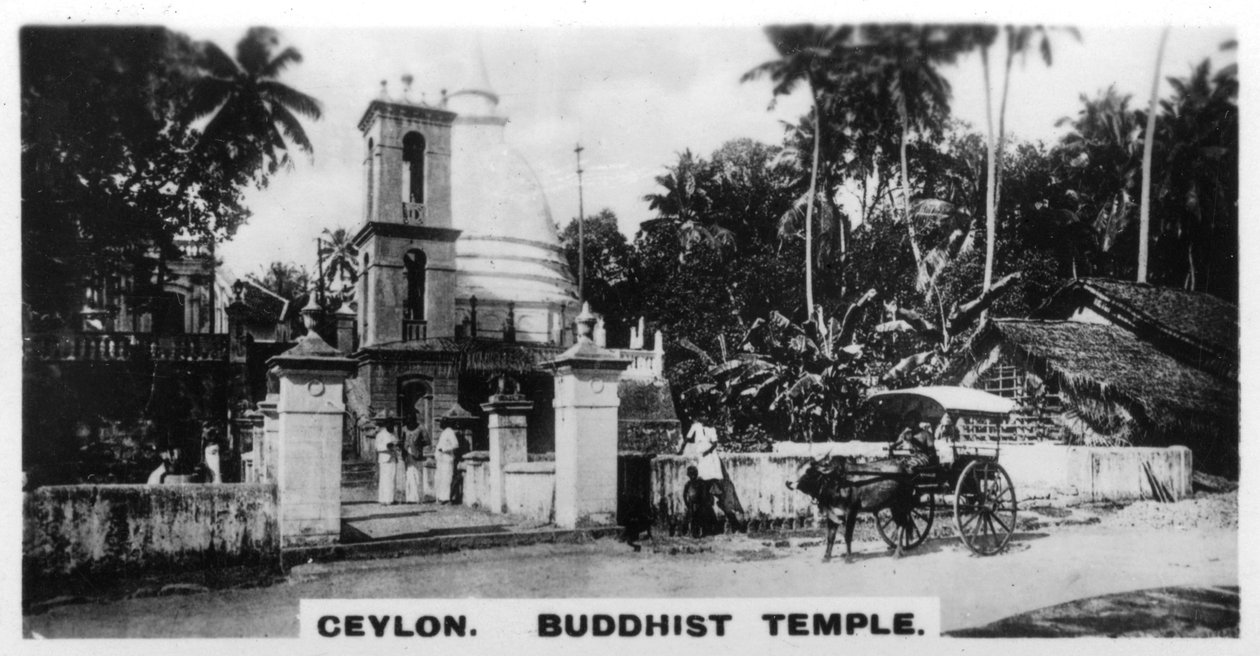 Budist Tapınağı, Seylan, c1925 by Unbekannt