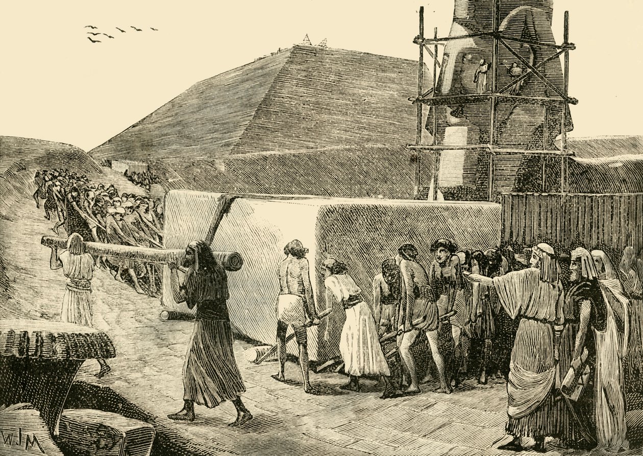 Piramit İnşası, 1890. by Unbekannt