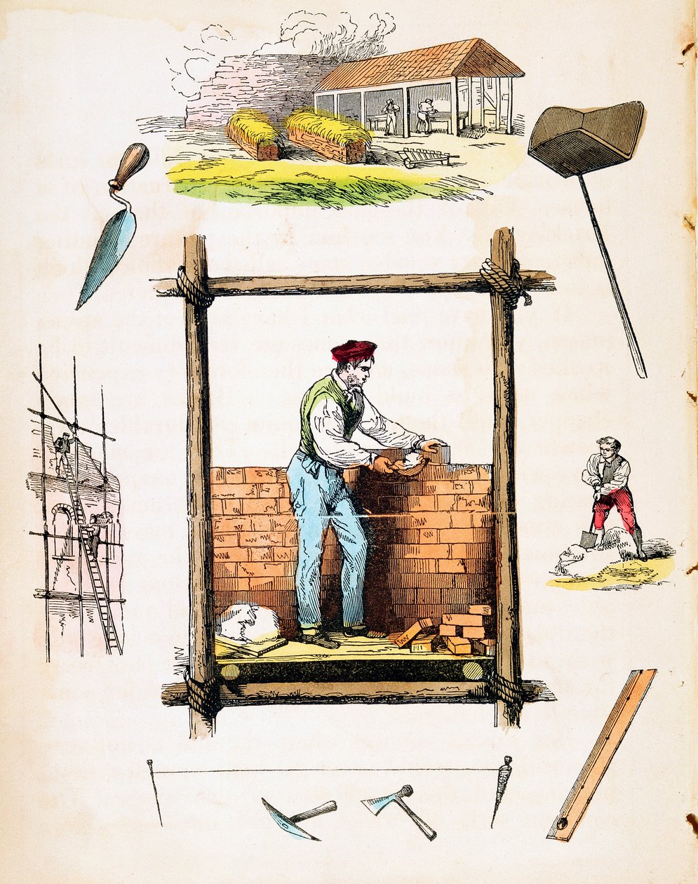 İnşaat ticareti, c1845 by Unbekannt