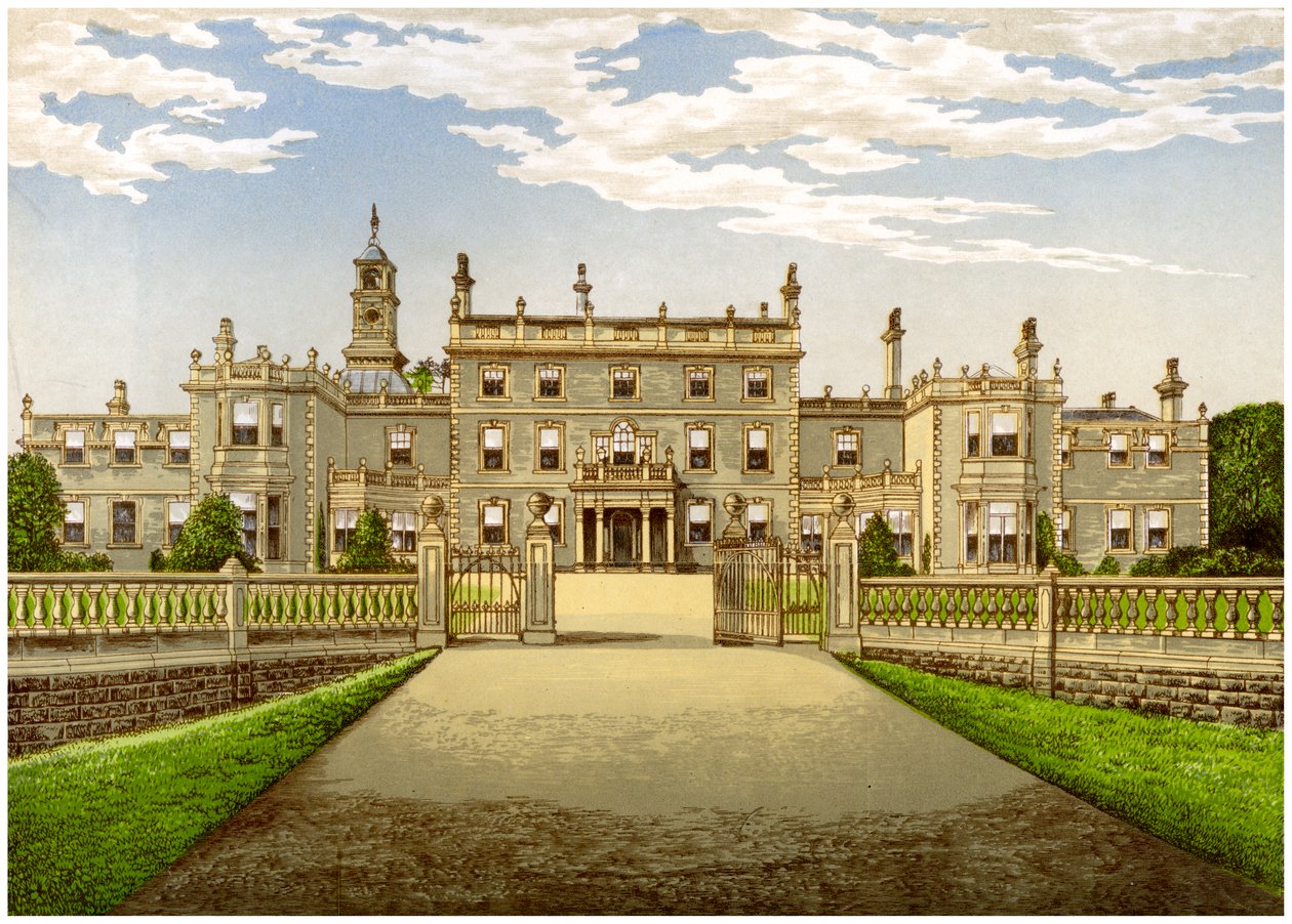 Bulwell Hall, Nottinghamshire, Cooper ailesinin evi, c1880 by Unbekannt
