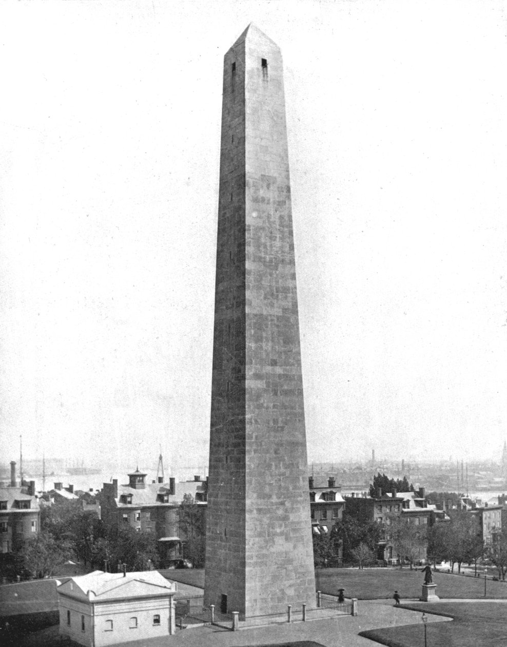 Bunker Hill Anıtı, Charlestown, Massachusetts, ABD, c1900. by Unbekannt