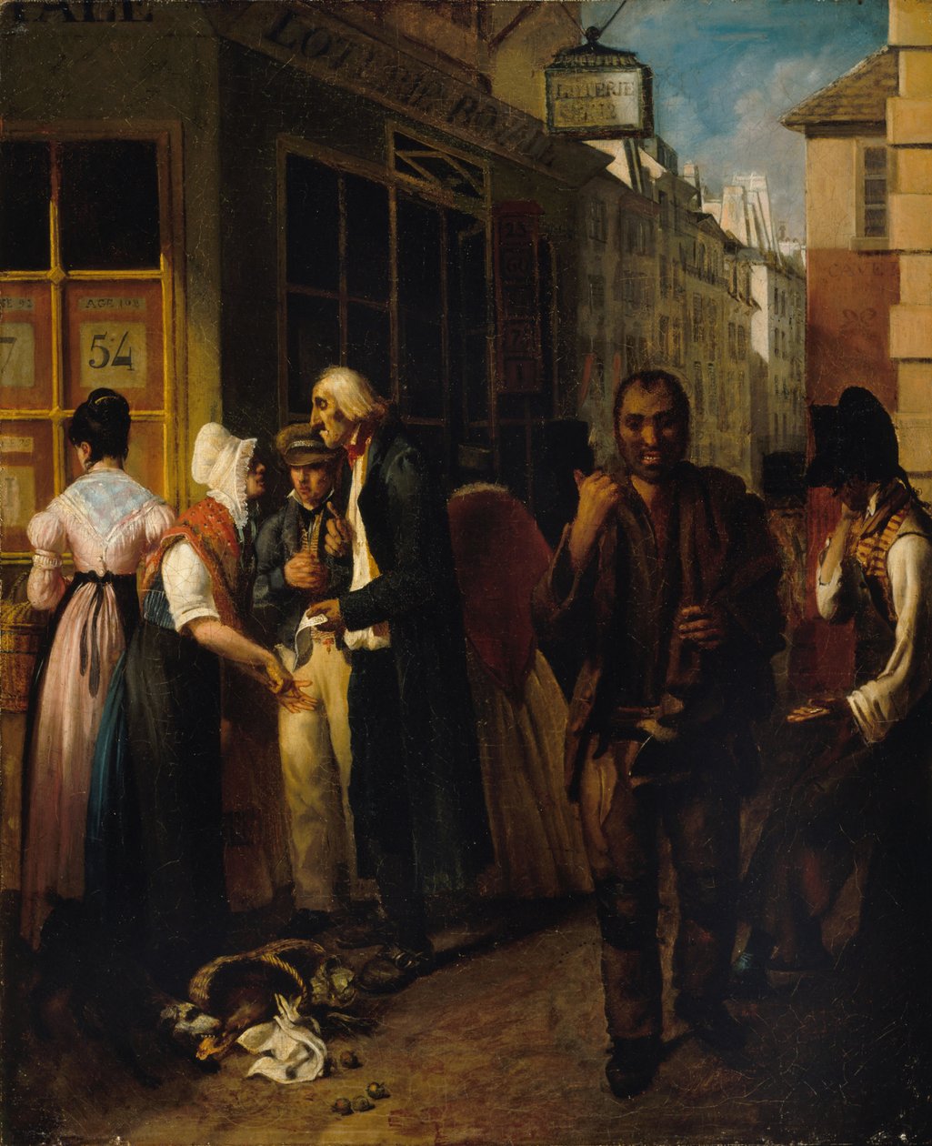 Restorasyon altında Kraliyet piyango ofisi, 1820. by Unbekannt