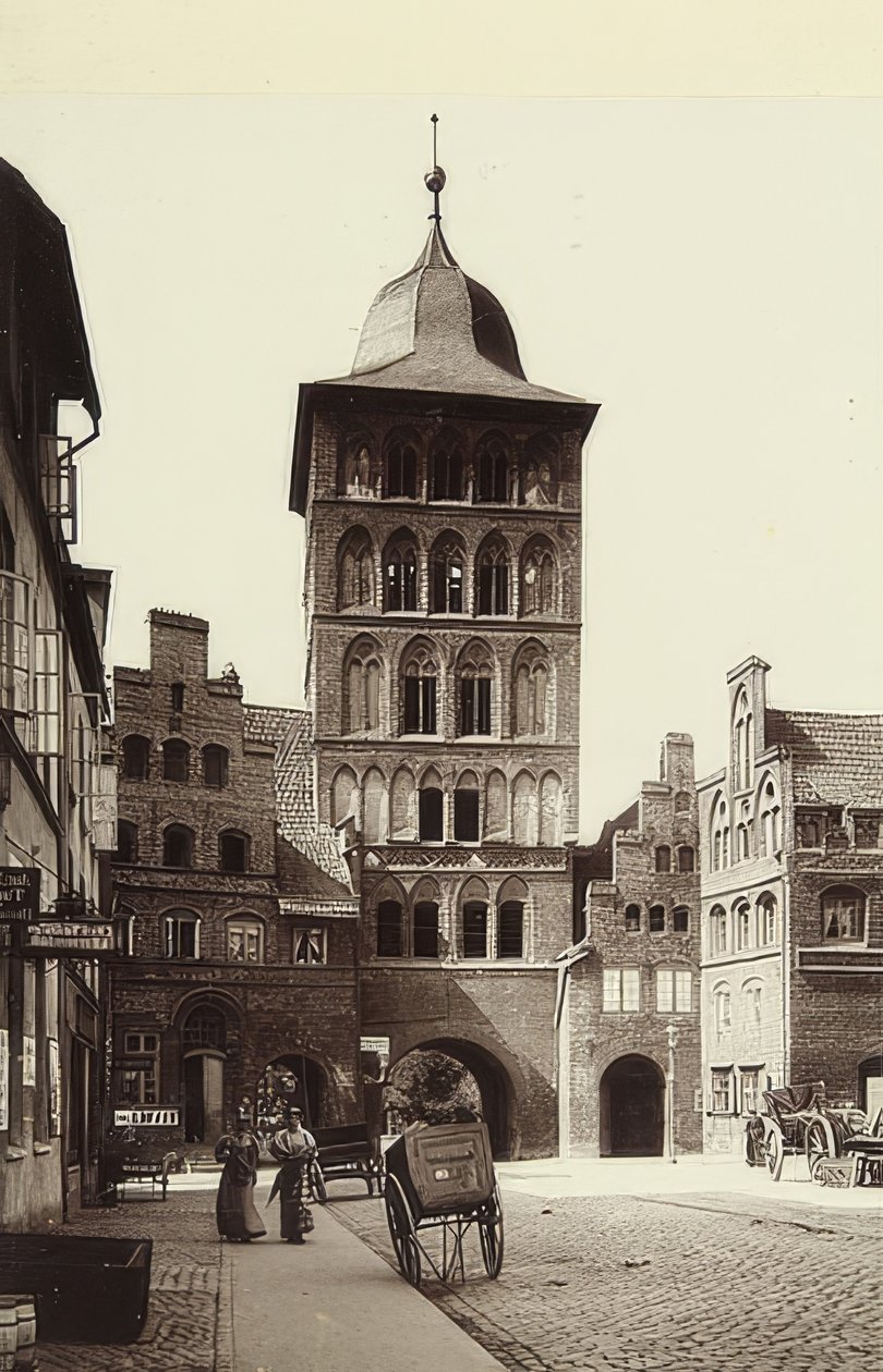 Lübeck Kalesi Kapısı. 1900 civarında by Unbekannt