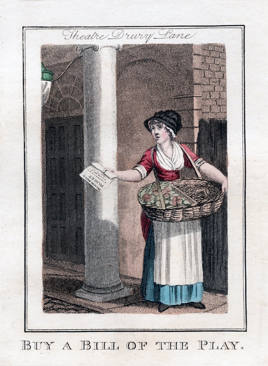 Bir Bill of the Play Satın Alın, Drury Lane Tiyatrosu, Londra, 1805 by Unbekannt