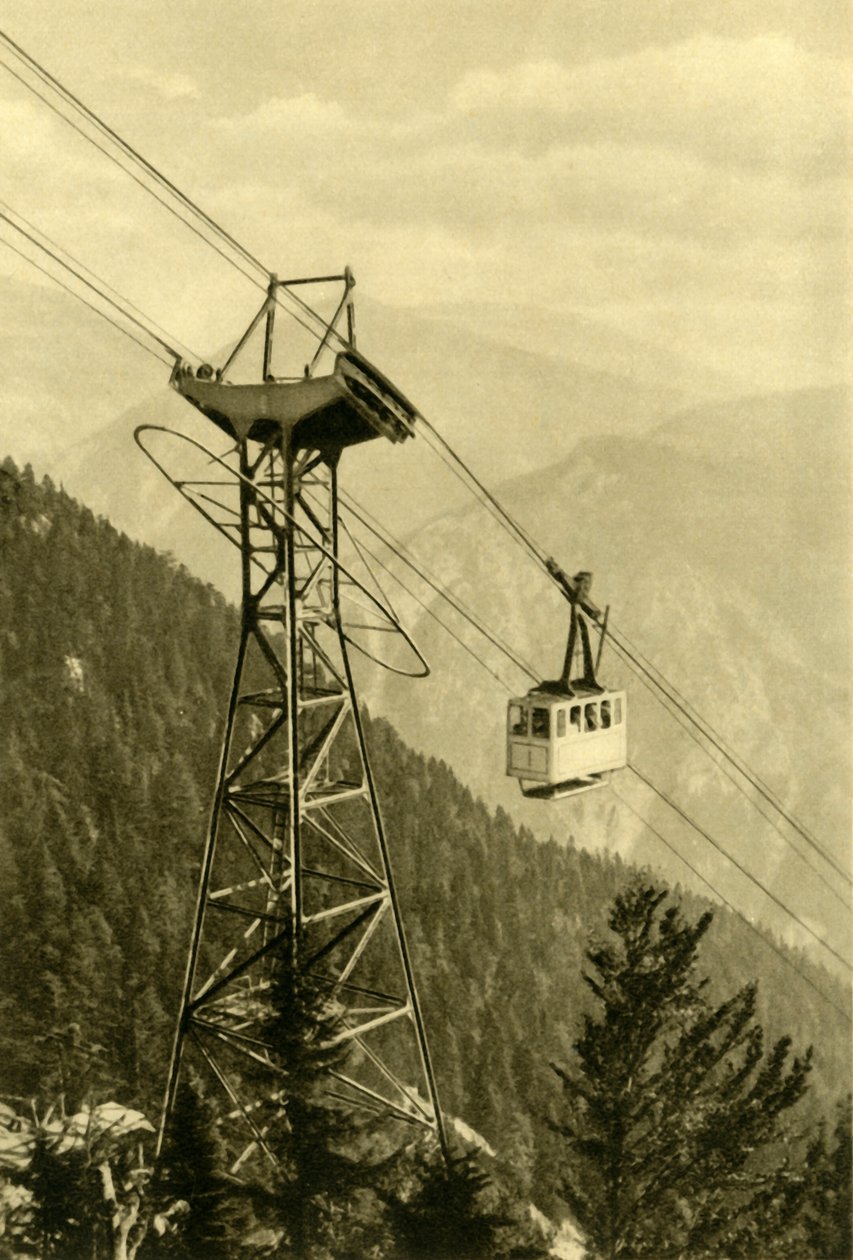 Teleferik, Vergi Dağları, Aşağı Avusturya, c1935. by Unbekannt