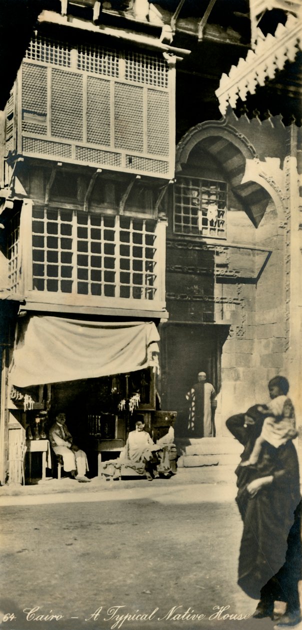 Kahire - Tipik Bir Yerli Evi, c1918-c1939. by Unbekannt