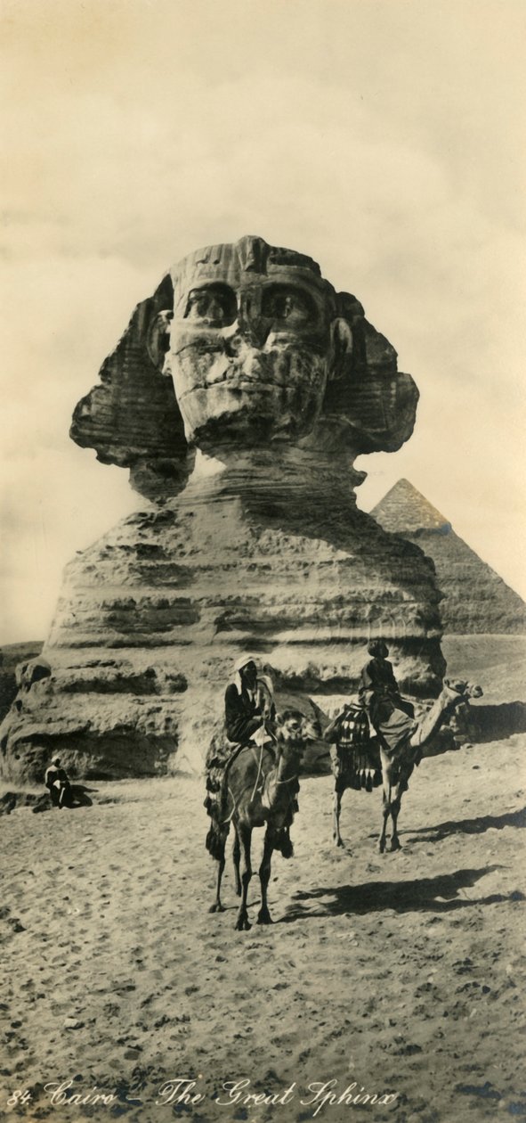 Kahire - Büyük Sfenks, c1918-c1939. by Unbekannt