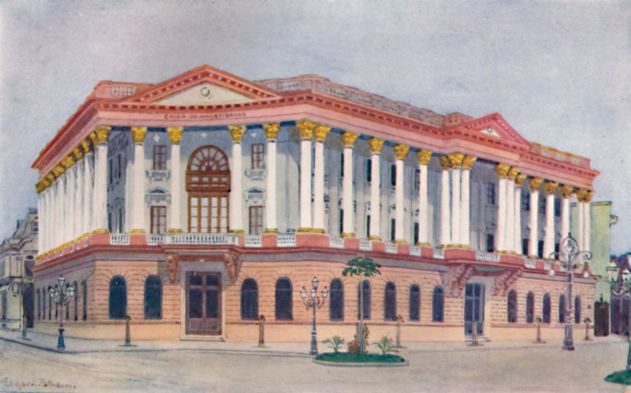 Amortisman Kutusu Avenida Rio Branco, 1914 by Unbekannt
