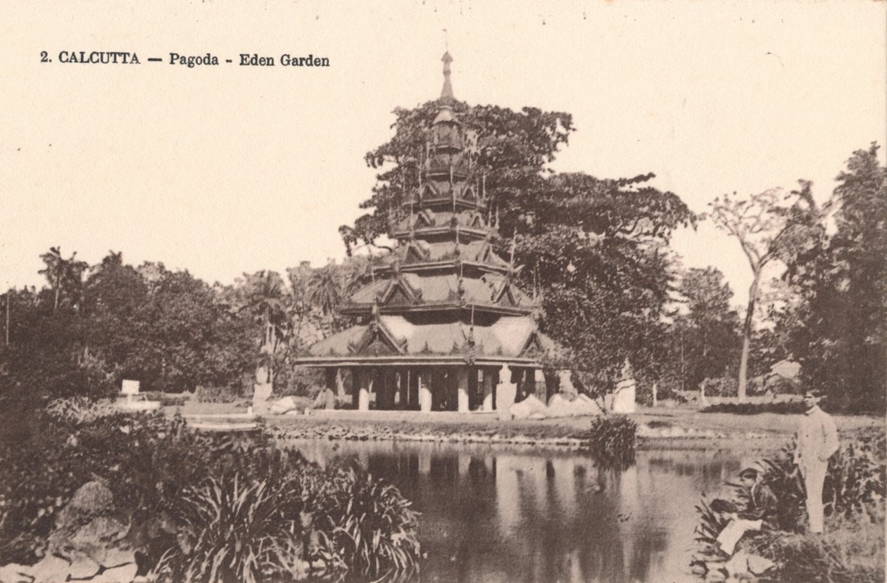 Kalküta - Pagoda - Cennet Bahçesi, c1900 by Unbekannt