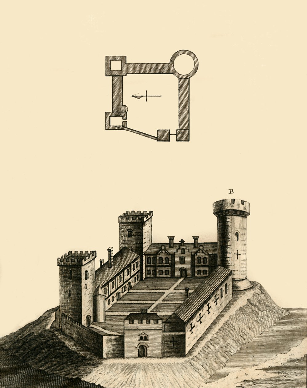 Cambridge Kalesi, c1783. by Unbekannt