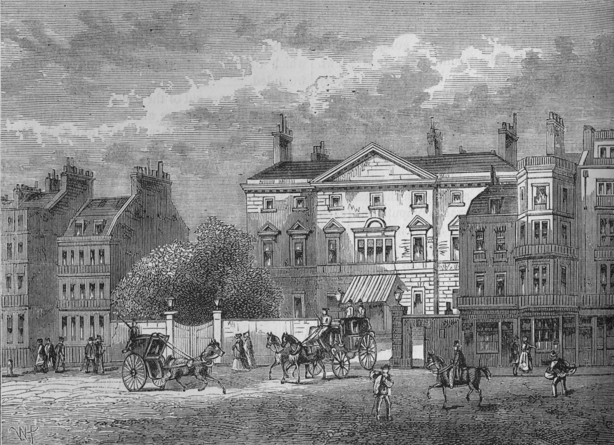Cambridge Evi, Westminster, Londra, c1854 1878 by Unbekannt