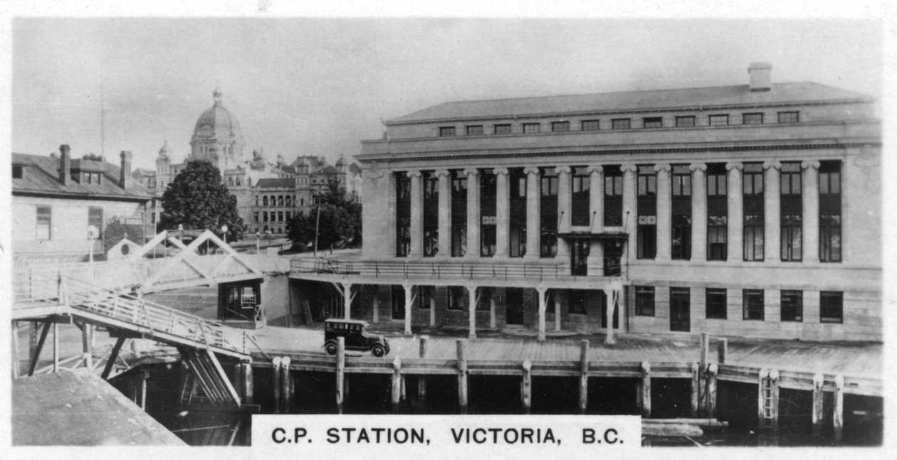 Kanada Pasifik İstasyonu, Victoria, British Columbia, Kanada, c1920s by Unbekannt
