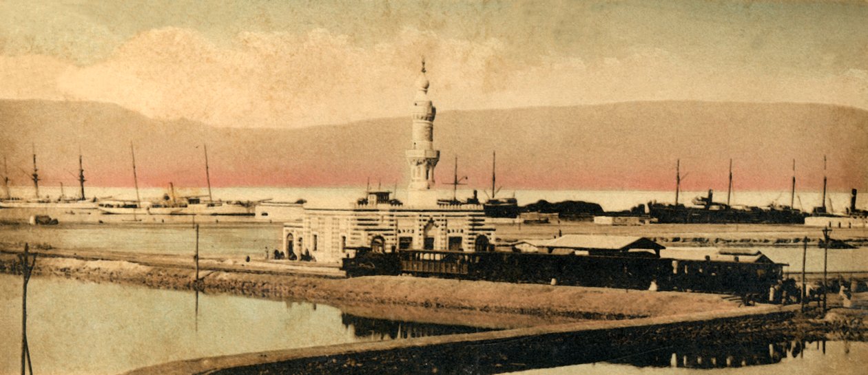 Süveyş Kanalı - Terreplain İstasyonu, c1918-c1939. by Unbekannt
