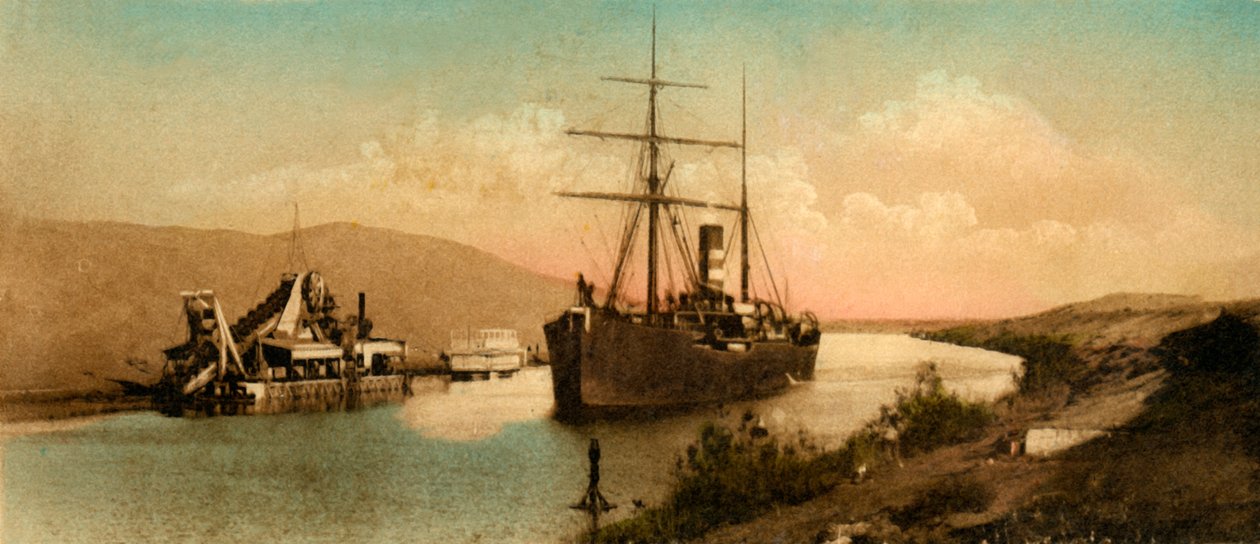 Süveyş Kanalı - Tussun eğrisi, c1918-c1939. by Unbekannt