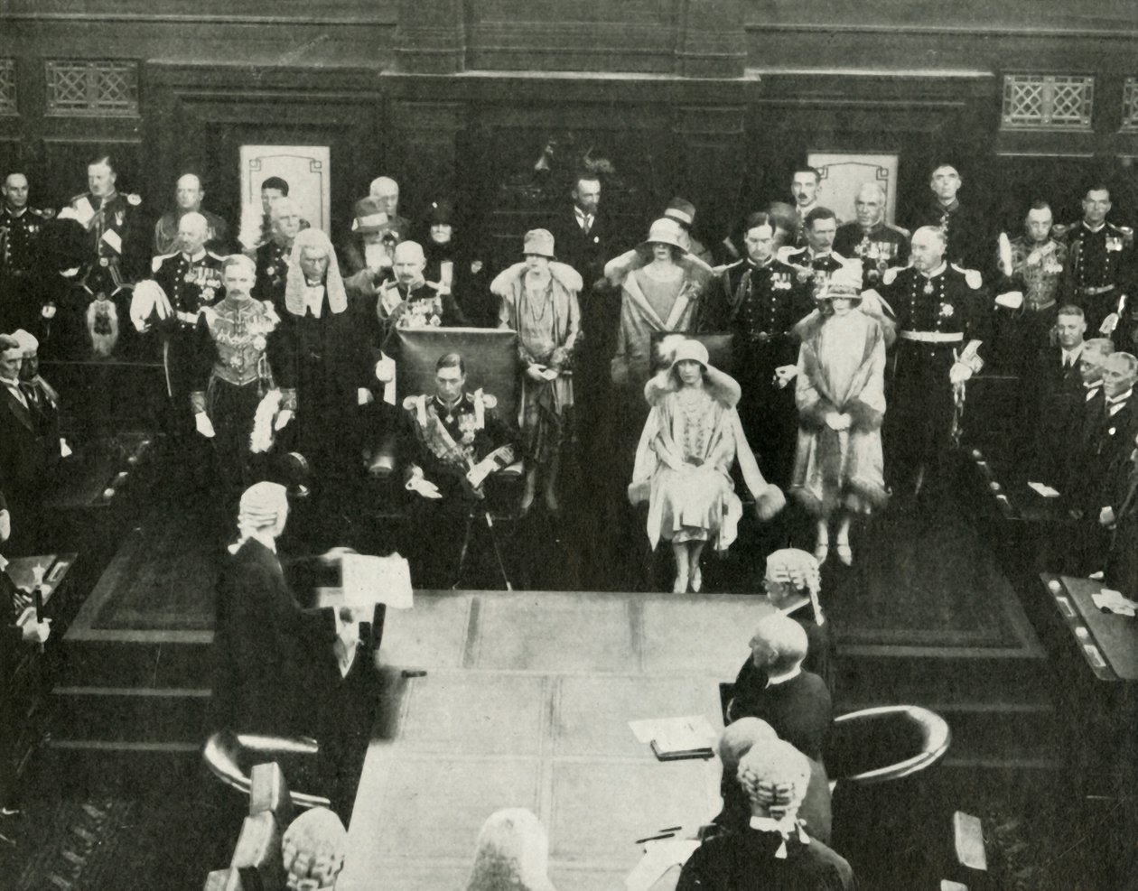 Kanberra, Avustralya Majesteleri Birinci Federal Parlamentoyu Açarken, 9 Mayıs 1927, 1937. by Unbekannt