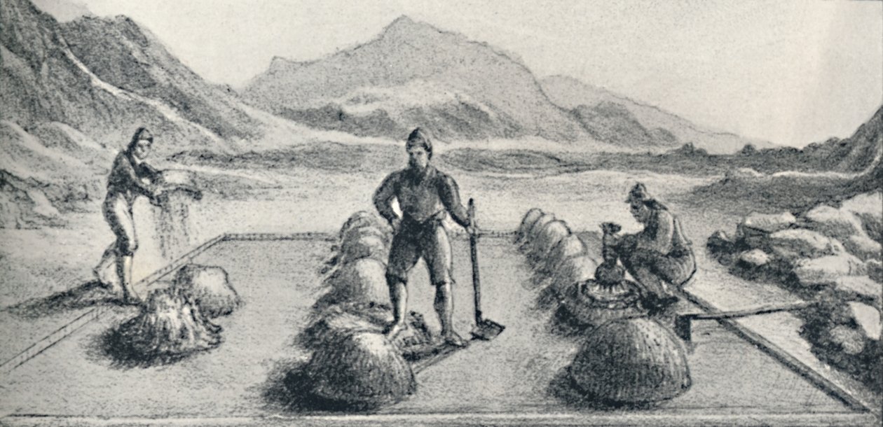 Cancha De Beneficiar veya Altın ve Gümüşün Birleşmesi Modu, c1826, 1911 by Unbekannt