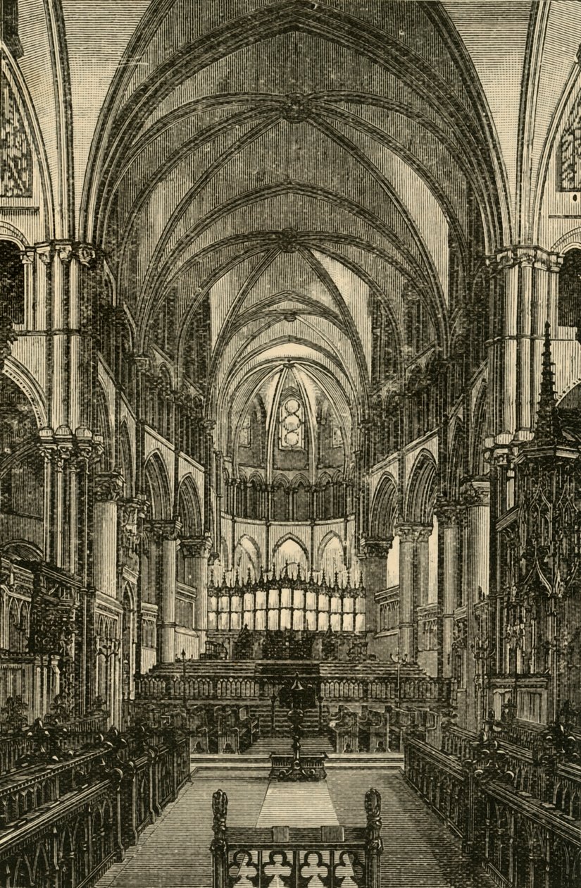 Canterbury Katedrali - Koro, 1898. by Unbekannt