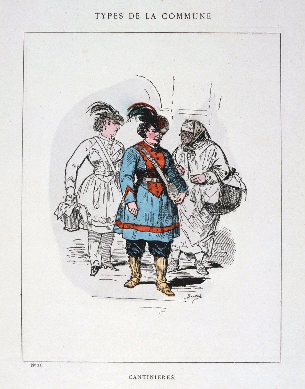 Cantinieres, Paris Komünü, 1871. by Unbekannt