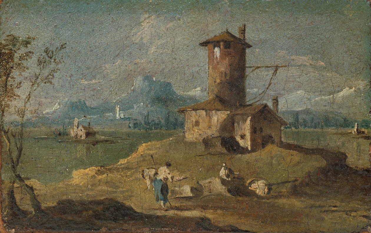 Adalı, Kuleli ve Evli Capriccio, 18. yüzyıl. by Unbekannt