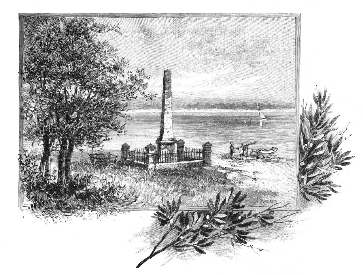 Kaptan Aşçılar iniş yeri, Botany Körfezi, Yeni Güney Galler, Avustralya, 1886 by Unbekannt