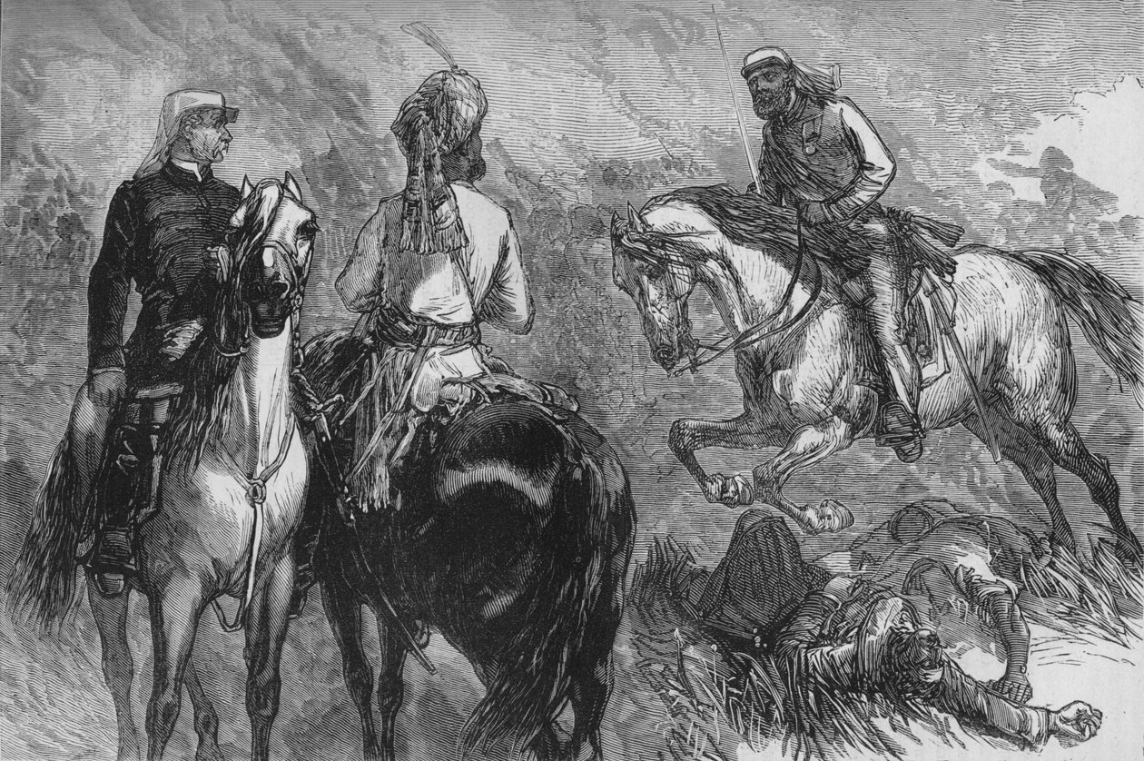 Kaptan Hope Johnstone Yakalama Haberini Getiriyor, c1880 by Unbekannt