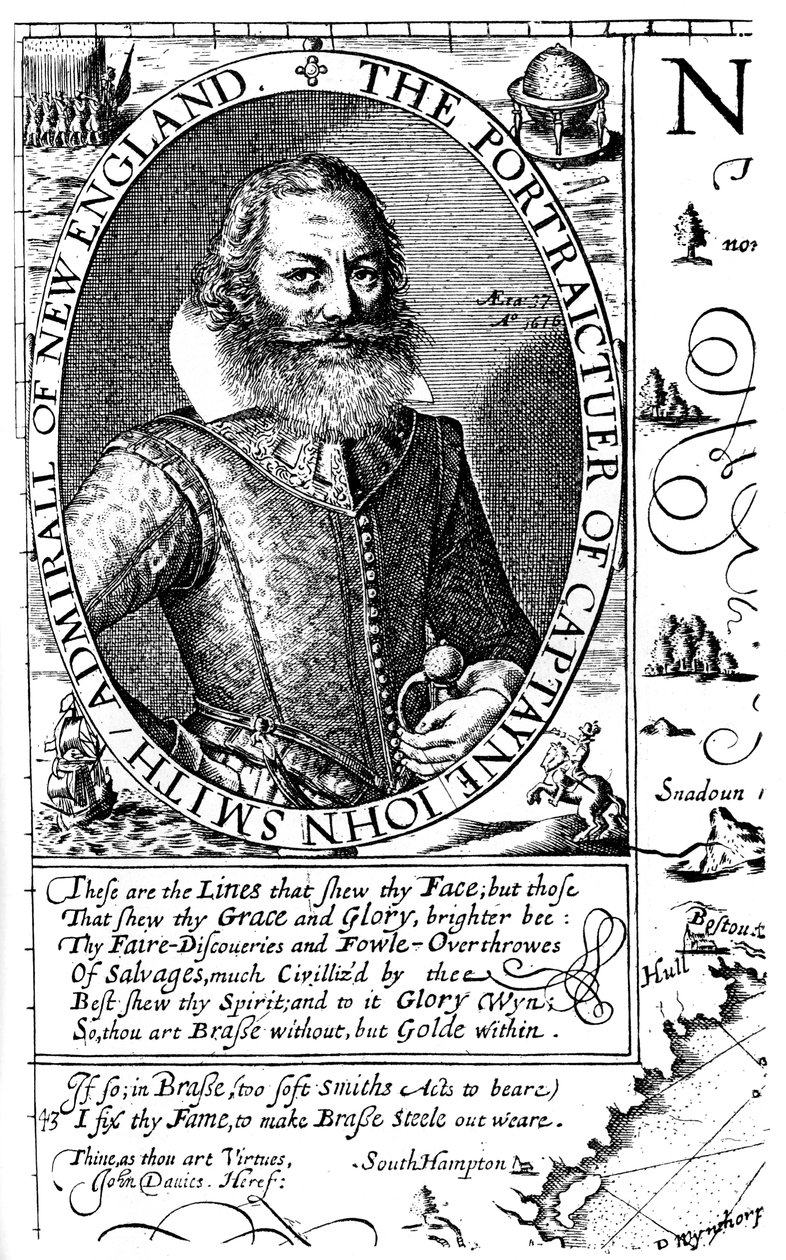 Kaptan John Smith, Virginia kolonisti, 1624, 1893. by Unbekannt