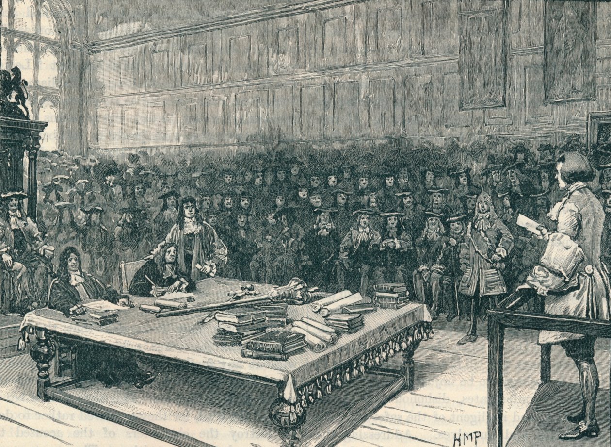 Avam Kamarası Barosu huzurunda Kaptan Kidd, 1700 1905 by Unbekannt
